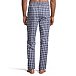 Men's Chambray Classic Fit Lounge Pants with Elastic Waistband
