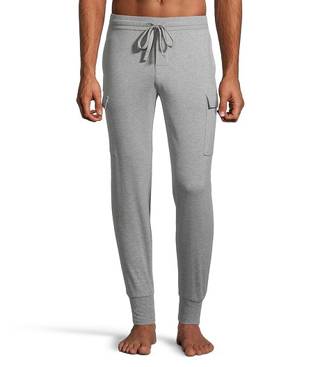 Men's Jersey Cargo Lounge Pant with Elastic Waistband