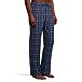 Men's Jersey Plaid Lounge Pants with Elastic Waistband