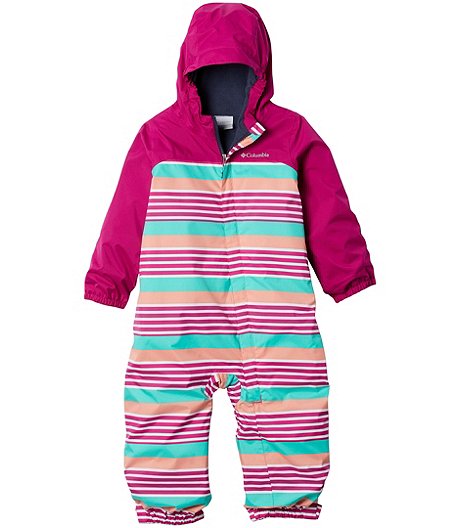 Toddler Girls' 2-4 Years Critter Jitters II Omni-Tech Waterproof Fleece Lined Rain Suit