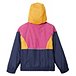 Girls' 7-16 Years Side Hill Colourblock Lined Water Resistant Winderbreaker Jacket