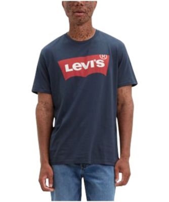 Levi's T-shirt à manches courtes pour hommes, Ailes de chauve-souris Marine 2TG / Regulier