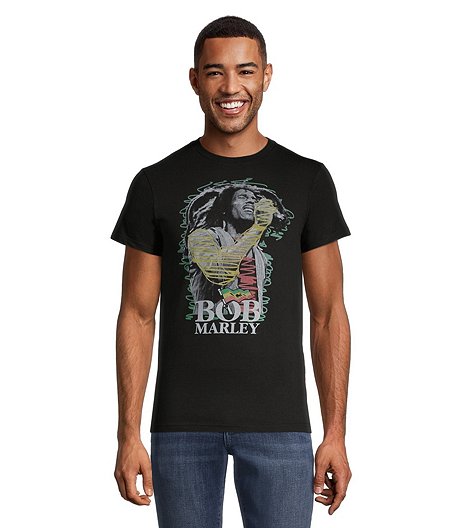 Men's Bob Marley Crewneck Graphic T Shirt