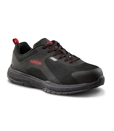 Men's Steel Toe Steel Plate FreshTech Athletic Safety Shoes