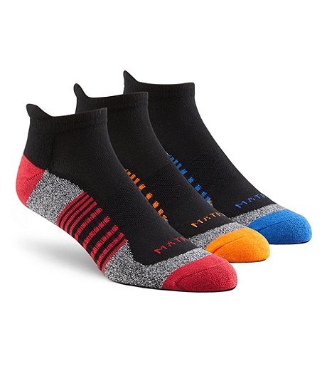 Men's 3-Pack Rayon from Bamboo Low Cut Sport Sock