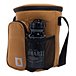 Rain Defender Water Repellent Insulated 10 Can Vertical Cooler Bag with Water Bottle