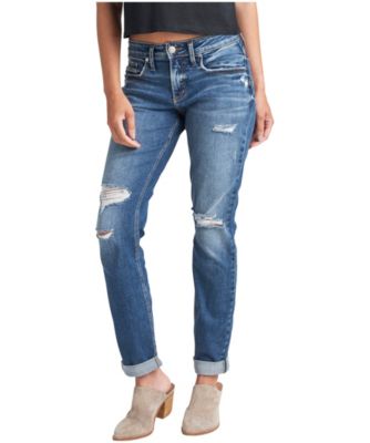 jean boyfriend femme taille basse