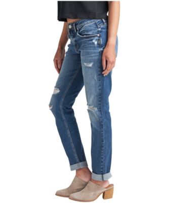 jean boyfriend femme taille basse