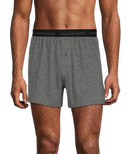 Men's 3 Pack Underwear Loose Fit Classic Boxer Briefs