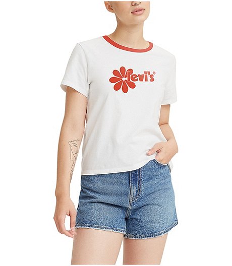 Women's Jordie Graphic Cropped T Shirt