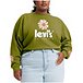 Women's Vintage Raglan Long Sleeve Crewneck Sweatshirt
