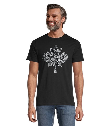Men's Jumpstart Maple Leaf Crewneck T Shirt