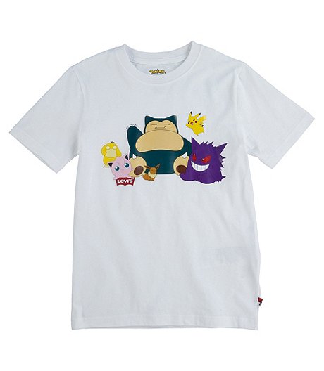 T-shirt à manches courtes avec graphique Pokémon X pour garçons, 7 à 16 ans