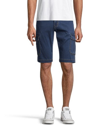 Men's FLEXTECH Enrique Bermuda Straight Fit Cargo Jean Denim Shorts