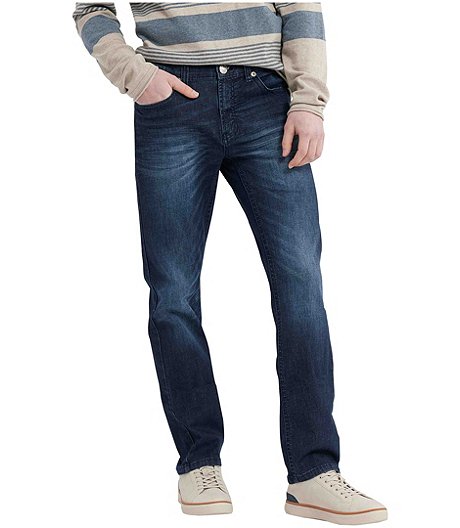 Men's Frank Relaxed Fit Mid Rise Stretch Denim Jeans - ONLINE ONLY