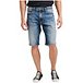 Men's Zac Mid Rise Relaxed Fit Shorts - Light Wash