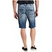 Men's Zac Mid Rise Relaxed Fit Shorts - Light Wash