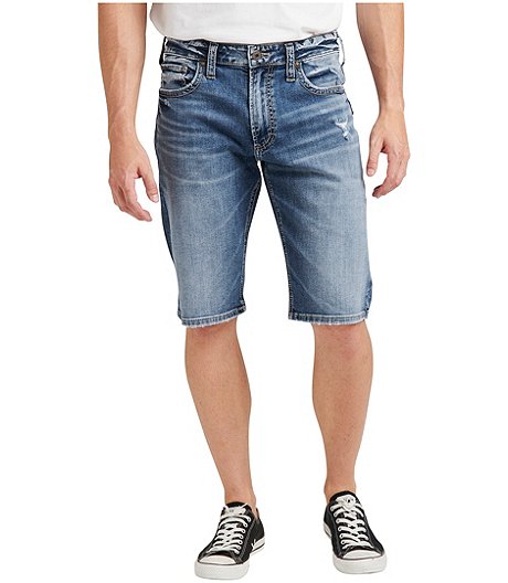 Men's Gordie High Rise Loose Fit Shorts - Medium Wash
