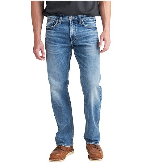 Men's Zac Relaxed Fit Straight Jeans - Light Wash