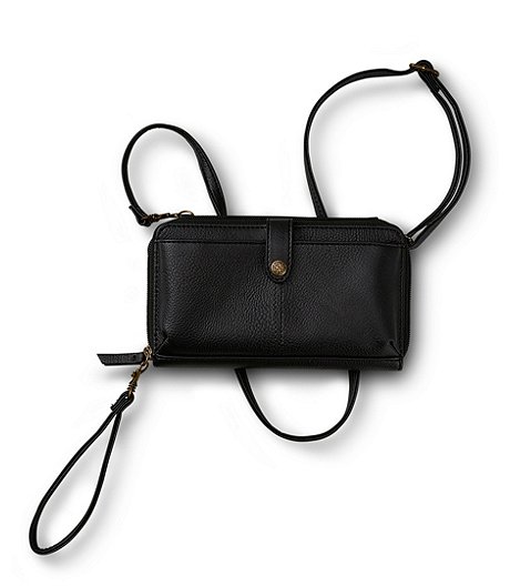 Women's Convertible 3 in 1 Wallet Wristlet Crossbody Bag