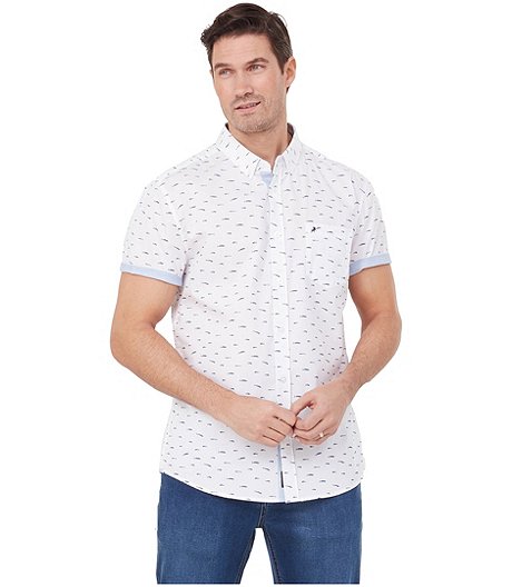 Men's Kristof Poplin Cotton Shirt - ONLINE ONLY