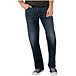 Men's Gordie Loose Fit Straight Leg Comfort Stretch Denim Jeans - Dark Indigo Rinse - ONLINE ONLY