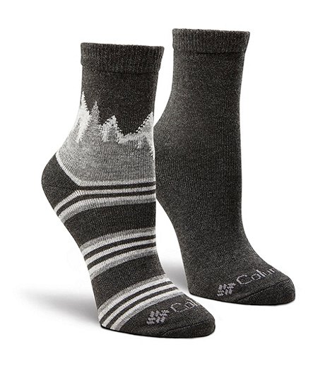 Women's 2 Pack Space Dye Lightweight Ankle Socks