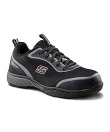 Skechers Work Women's Steel Toe Steel Plate Work Athletic Safety Shoes