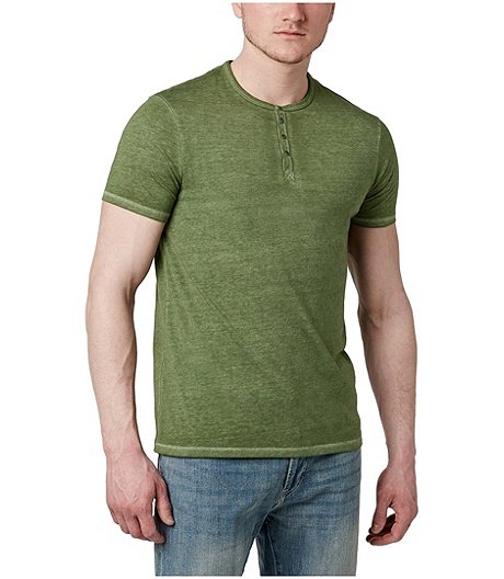 Men's Kasum Henley Knit Top T Shirt - ONLINE ONLY