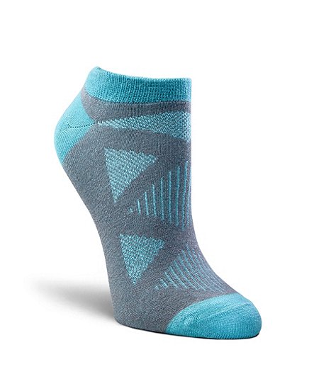 Women's Double Layer Hiking Low Cut Socks with Pull Tab