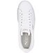 Chaussures de sport en cuir pour femmes, Vikki V3 - blanc et argenté