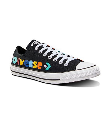 Men's Chuck Taylor All Star Happy Face Print Low-Top Shoes