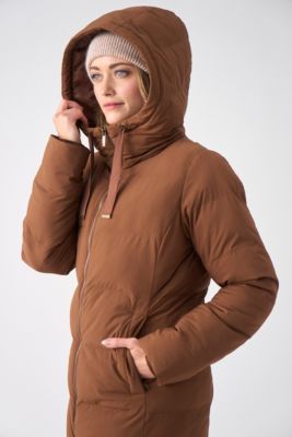 mid length puffa coat