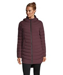 WindRiver Women's Water Repellent Hyper-Dri 1 T-Max Insulated Long Puffer Jacket