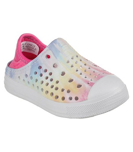 Chaussures à enfiler pour fillettes, Guzman Steps, blanc et multicolore