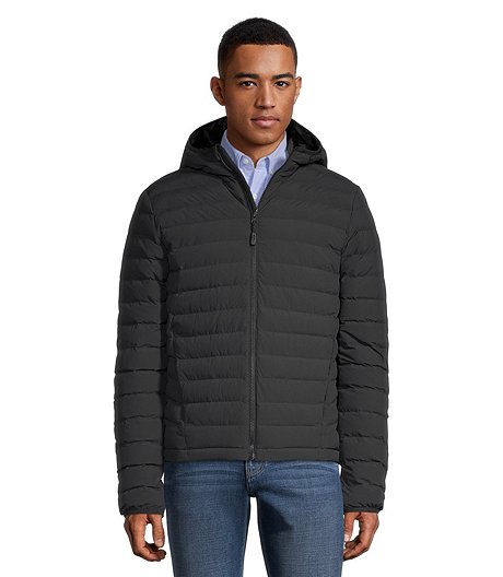 Men's Hyper-Dri HD1 Water Repellent T-Max Insulated Hooded Puffer Jacket | Mark's
