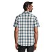 Men's Short Sleeve Modern Fit Plaid Casual Shirt