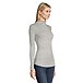 Women's Long Sleeve Fitted Turtleneck T Shirt
