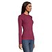 Women's Cozy Waffle Knit Fitted Crewneck Pullover Sweater
