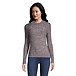Women's Cozy Marled Crewneck Pullover Sweater