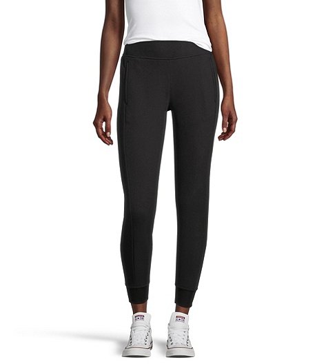 Women's Mid Rise Fitted Fleece Jogger Pants