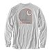 Men's Heavyweight Long Sleeve Relaxed Fit Crewneck Graphic Work T Shirt