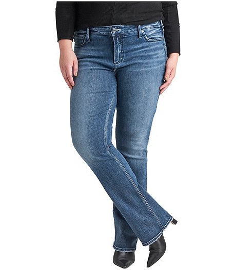  Women's Elyse Mid Rise Slim Bootcut Jeans - ONLINE ONLY