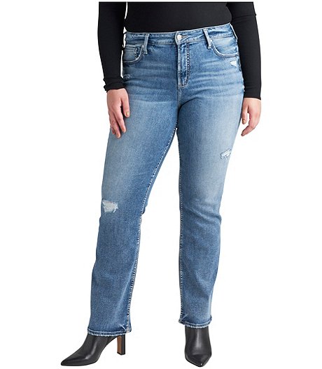 Women's Avery High Rise Slim Bootcut Jeans Plus Size - ONLINE ONLY