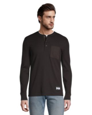 mens waffle knit shirt