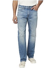 Buffalo Men's Driven Relaxed Fit Straight Leg Comfort Stretch Denim Jeans