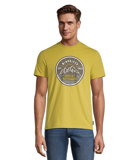 T-shirt graphique à manches courtes pour hommes, Great Outdoors