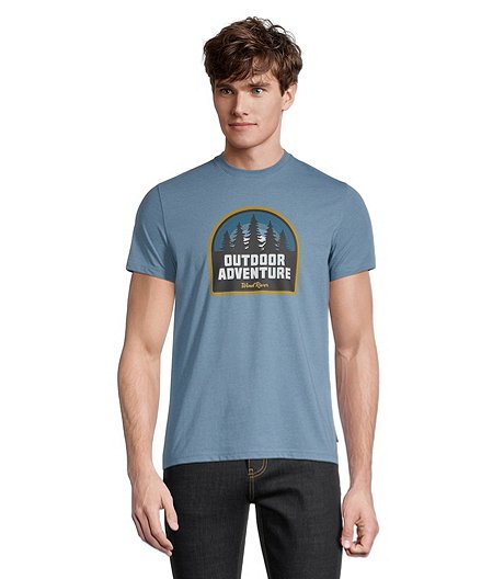 Men's Outdoor Adventure Crewneck Graphic T Shirt