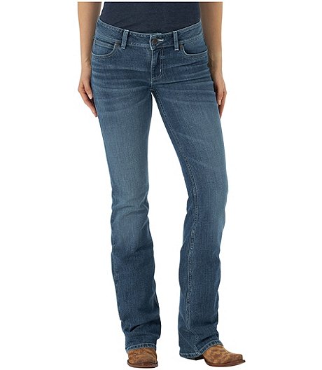Women's Ruth Mid Rise Bootcut Jeans - Dark Indigo