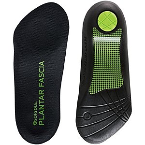 Two Pairs THE TITAN Orthotic sports Insole with Dual Shock balance correction and rigid support base for Over pronation and Plantar fasciitis 